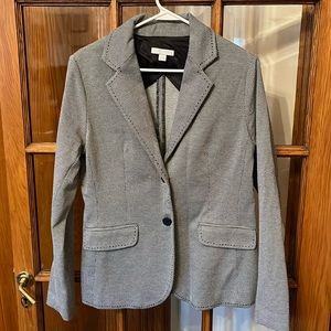 New York & Company Black and Gray Blazer Size M